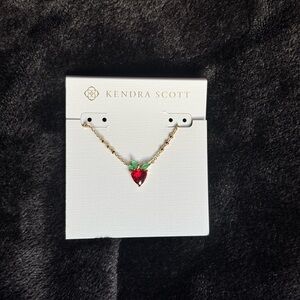 Kendra Scott Gold Strawberry Necklace